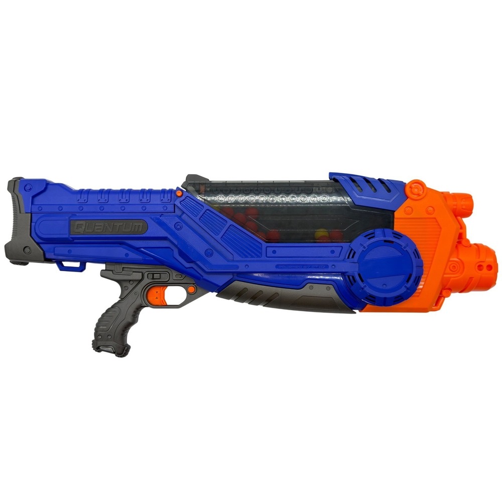 Adventure Force Quantum Tactical Strike Motorized Hopper Fed Rubber Ball Blaster